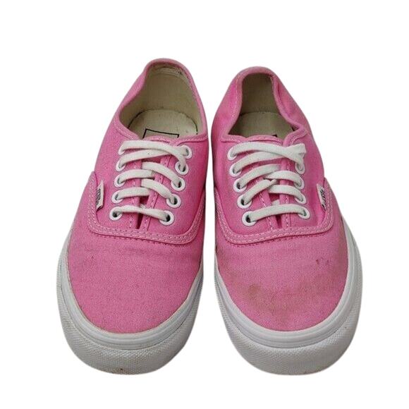 Pink canvas Vans sz 5 - Picture 2 of 7